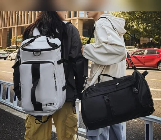 Mochila y Bolso Impermeable 2 en 1.